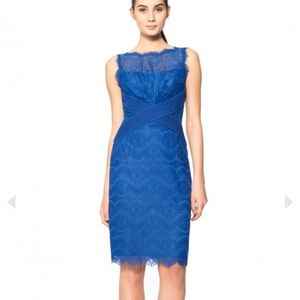 Tadashi Shoji Royal Blue Lace Dress